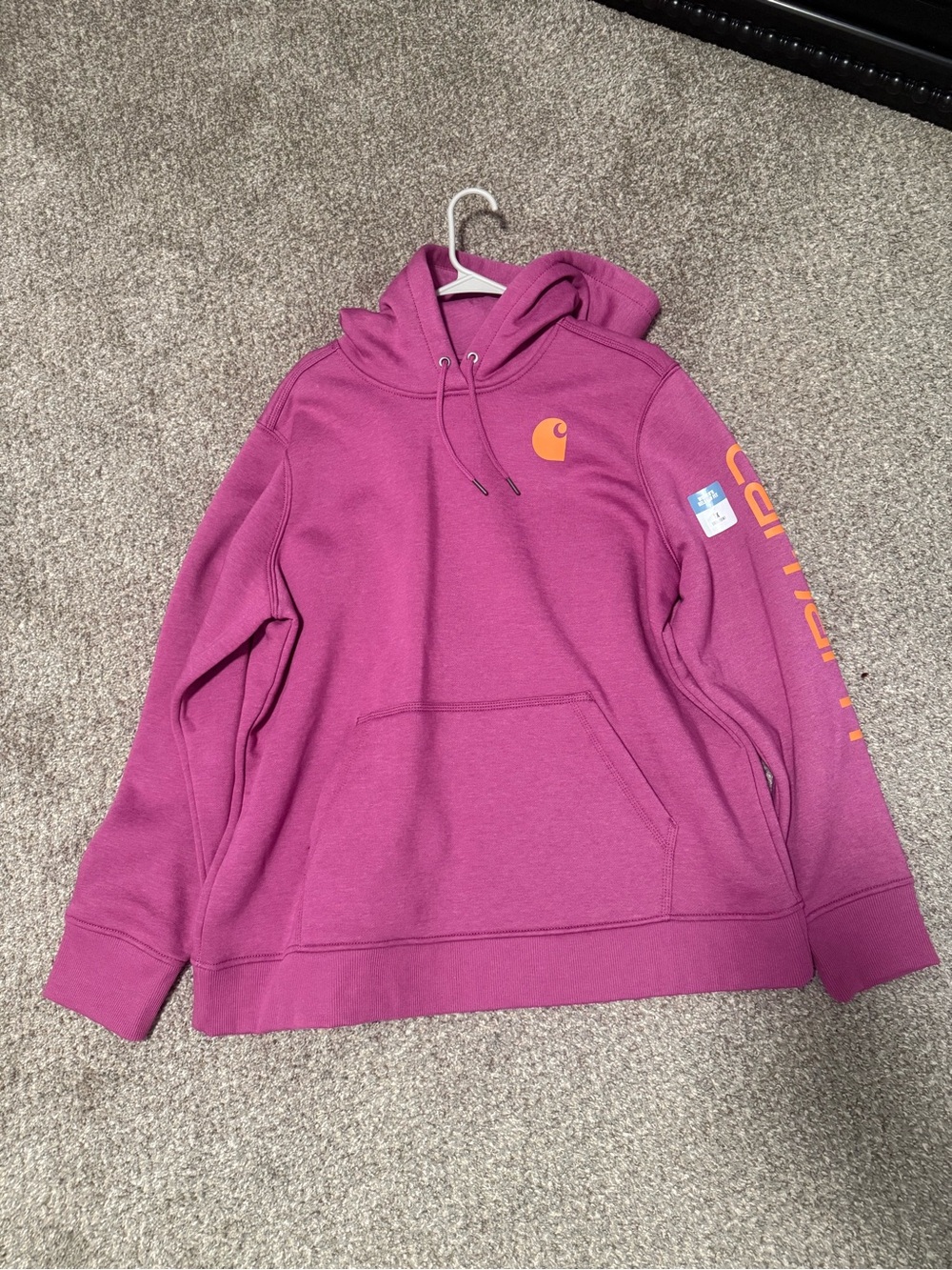 Carhartt Womens Pink Hooded Sweatshirt